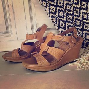 Indigo by Clarks brown wedges